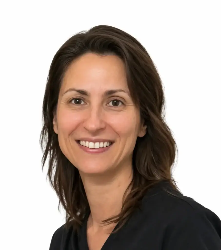 Dr. Marina Shurova DDS professional headshot on white background dentist at MyDental Tampa in Lutz FL